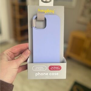 heyday iPhone 16,15,14&13 Lavender Silicone Case Compatible with MagSafe